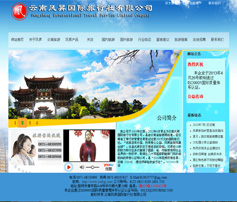 展示型網站案例:云南風昇國際旅行社有限公司