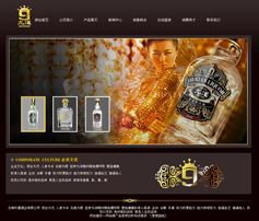 創意型網站案例:云南玖暹酒業有限公司