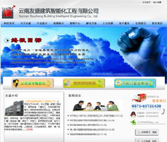展示型網站案例:云南友盛建筑智能化工程有限公司